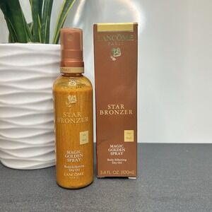 NEW Lancome Star Bronzer Magic Golden Spray 3.4oz Body Silkening Dry Oil RETIRED